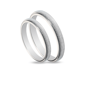 Βέρες Σετ Λευκόχρυσες MASCHIO FEMMINA SL67 - themelidisjewels